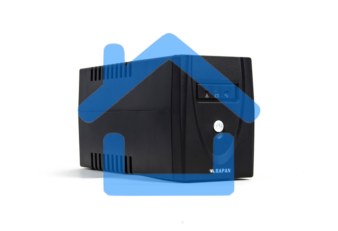 Источник бесперебойного питания RAPAN-UPS 800 220 В 800В.А/480Вт меандр с АКБ 7А.ч интерактивный Бастион 738
