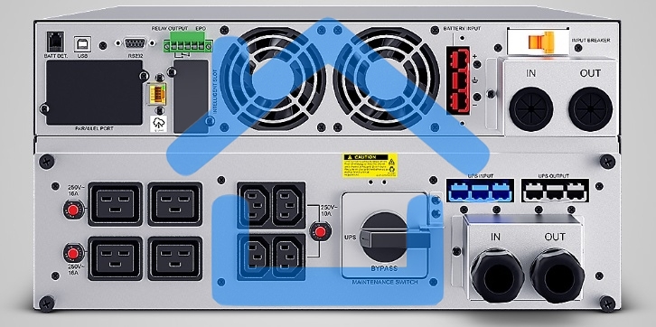 Источник бесперебойного питания CyberPower OLS6KERT5U Online 6000VA/6000W USB/RS-232/Dry/EPO/SNMP/CloudCard/(4 IEC С13, 4 IEC C19, terminal block)/bat.detect./МВ NEW