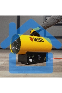 Газовая тепловая пушка GHG-15i, 15 кВт, цифровой термостат, пропан-бутан Denzel