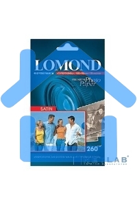 Фотобумага Lomond 1106200 A4/270г/м2/20л./белый атласное для струйной печати
