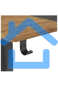 Стол Cactus CS-EDL-BAWD столешница МДФ черный дуб антик, каркас черный