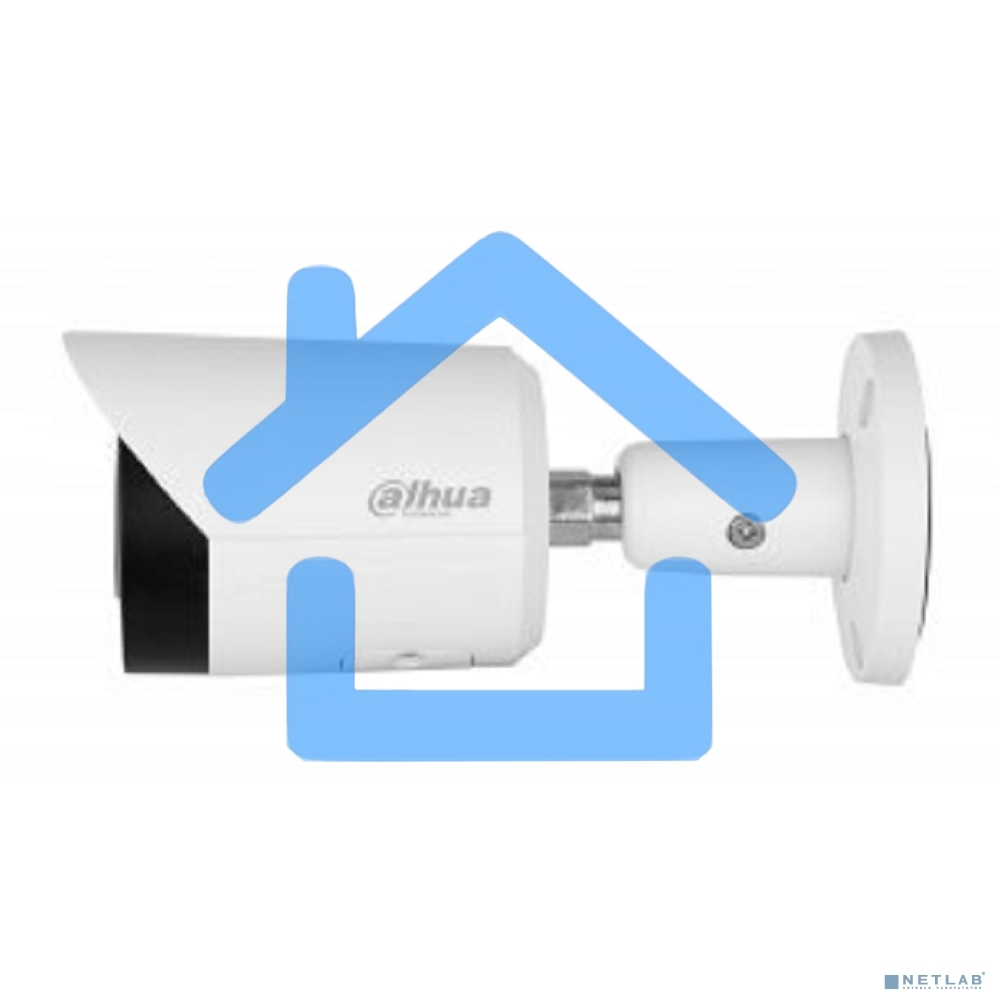 Уличная цилиндрическая IP-видеокамера DAHUA DH-IPC-HFW2249SP-S-LED-0280B Full-color с ИИ 2Мп, 1/2.8” CMOS, объектив 2.8мм, видеоаналитика, LED до 30м, IP67, корпус: металл