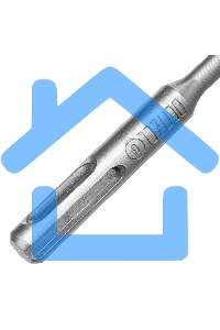 Бур по бетону Denzel цельная крестовая пластина, 6x215 мм, SDS PLUS