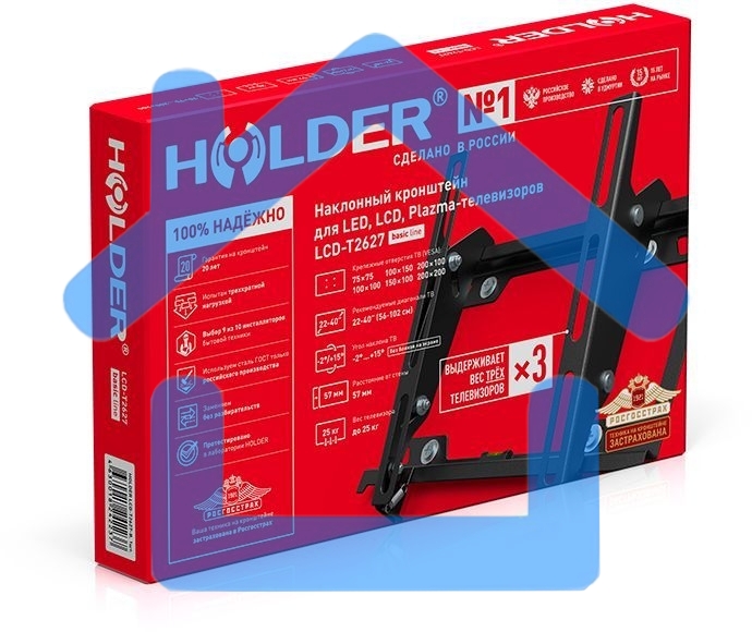 Кронштейн Holder LCD-T2627-B черный
