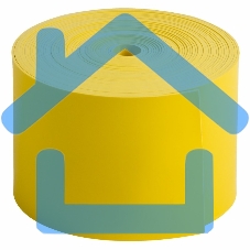 Термоусаживаемая лента с клеевым слоем Rexant 50 мм х 0,8 мм, желтая, ролик 5 м, ТЛ-0,8