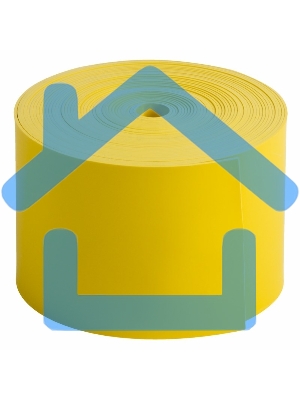 Термоусаживаемая лента с клеевым слоем Rexant 50 мм х 0,8 мм, желтая, ролик 5 м, ТЛ-0,8