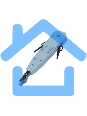 Инструмент ITK для заделки витой пары, тип Krone с крючками серый