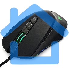 Мышь проводная Crown CMGM-903 черный, 7000 dpi, USB, кнопки - 7