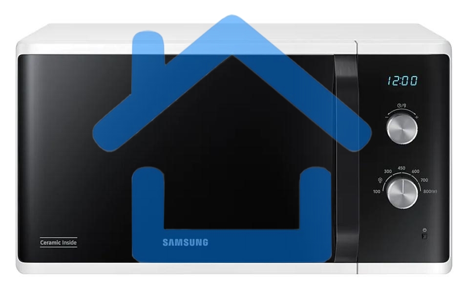 Микроволновая печь Samsung MS23K3614AW белый, 23 л, 800 Вт, переключатели - поворотный механизм