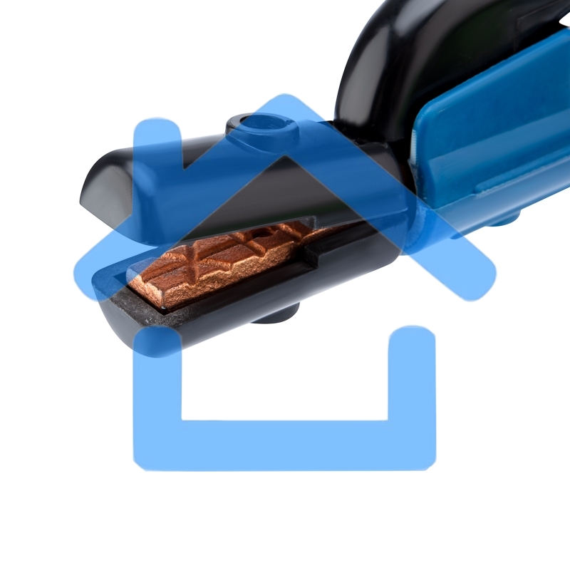 Сварочный кабель с электрододержателем Rexant 25 мм² 300 А СКР 10-25 3 м