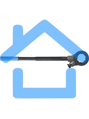 Трещотка СИБРТЕХ для клуппов с удлинителем 77373