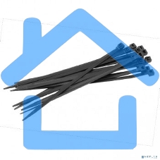 Хомут кабельный 4.8х250 нейл. черный (уп.100шт) EKF plc-cb-4.8x250