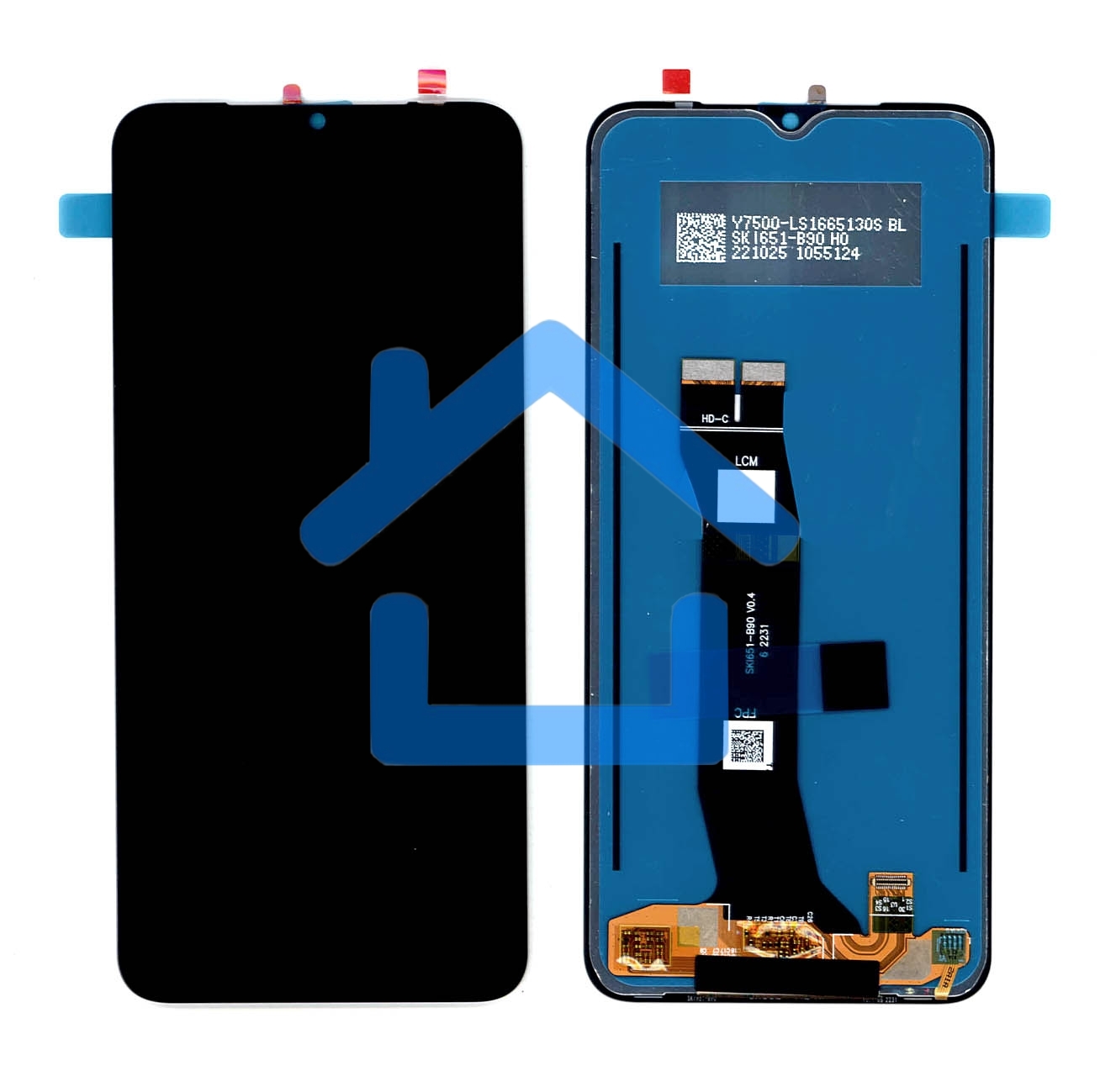 Дисплей для Huawei Nova Y61 в сборе с тачскрином, черный