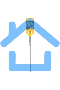 Бур по бетону Denzel цельная крестовая пластина, 6x215 мм, SDS PLUS