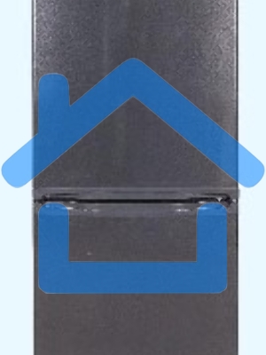 Холодильник DON R-297 G графит зеркальный двухкамерный 225/140л морозилка снизу