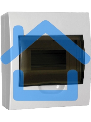 Бокс ЩРН-П-8 мод. навесной пластик IP41 GENERICA IEK MKP12-N-08-41-G