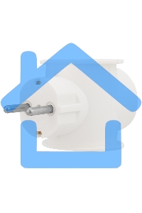 Набор тройников электрических универсальных Rexant 16 А, одно гнездо с заземлением, белый (2 шт./уп.)