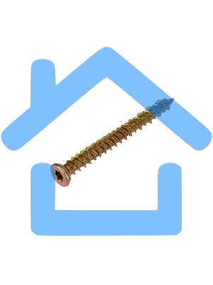 Шуруп по бетону KRANZ 7.5х72, короб (100 шт./уп.)