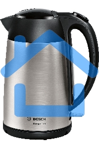 Чайник электрический Bosch TWK3P420 1.7л. 2400Вт черный (корпус: нержавеющая сталь)