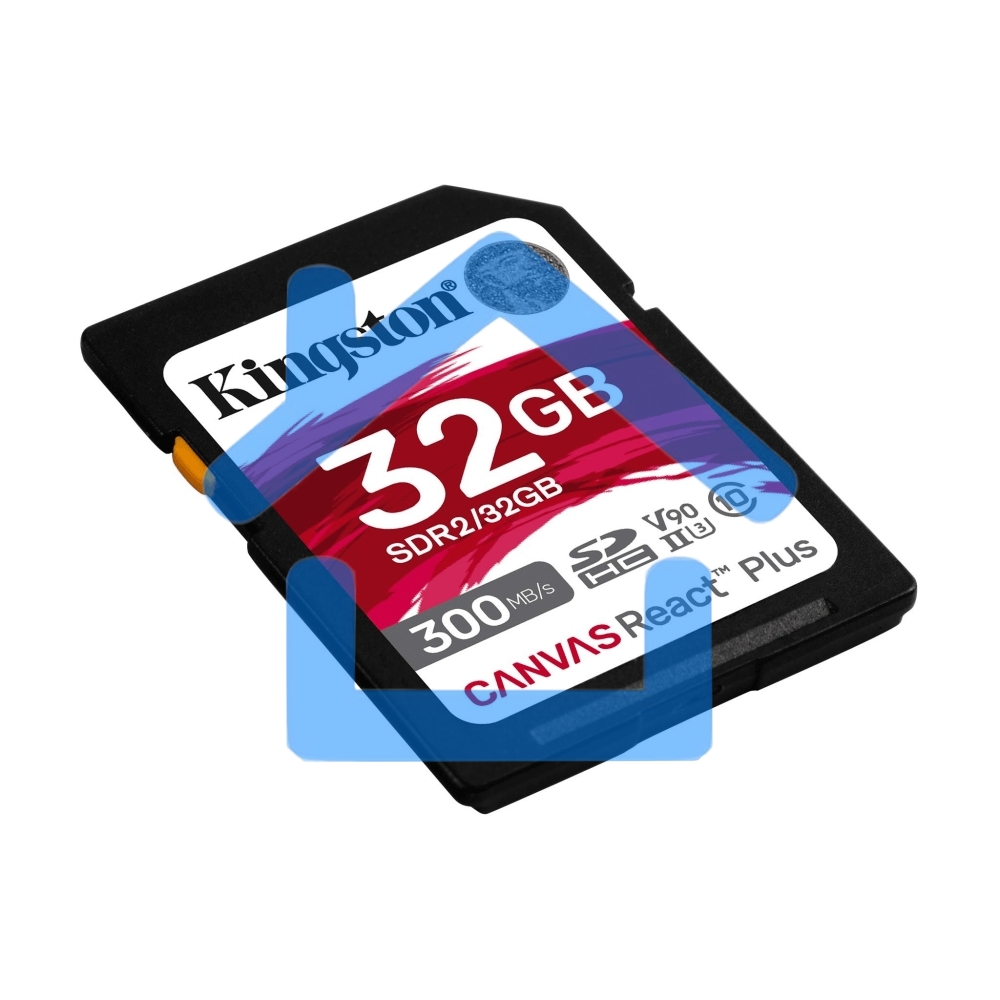 Флеш карта SDHC 32Gb Kingston SDHC, UHS-I Class U3 V90, чтение: 300Мб/с, запись: 260Мб/с <SDR2/32Gb>