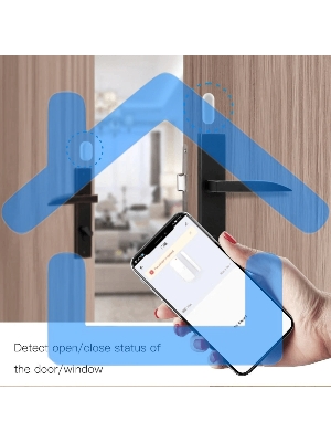 Датчик открытия дверей и окон MOES Door&Window Sensor ZSS-X-GWM-C, Zigbee, CR2032