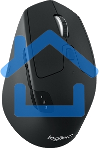 Мышь беспроводная Logitech M720 Triathlon черный, 1000 dpi, радиоканал, Bluetooth, USB, кнопки - 8