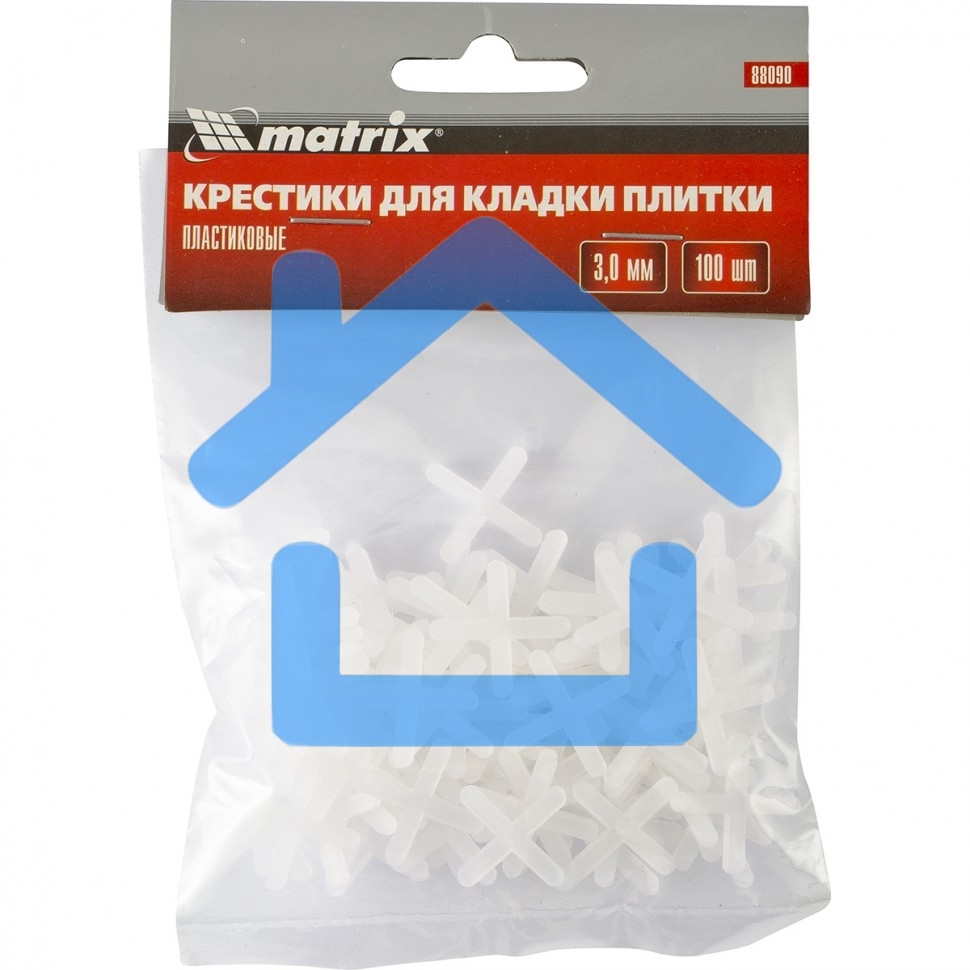 Крестики, 3,0 мм, для кладки плитки, 100 шт. Matrix