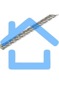 Бур по бетону Matrix, 16 x 300 мм, SDS PLUS c крестовой пластиной