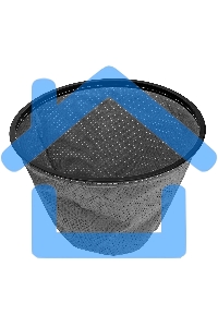 Строительный пылесос Denzel RVC30 серебристый, 1400 Вт, уборка сухая/сбор воды/выдув, пылесборник мешок, 30 л