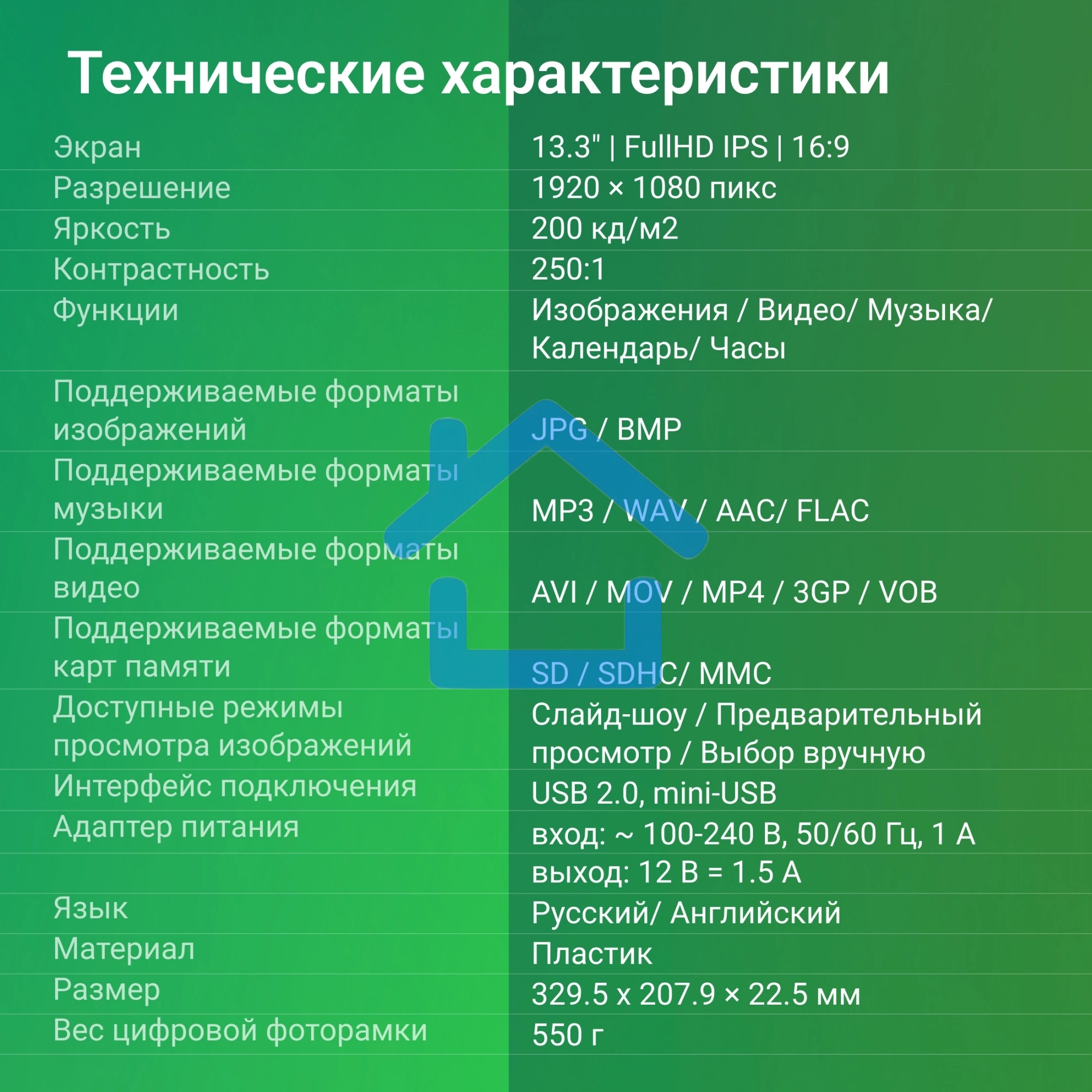 Фоторамка Digma 13.3