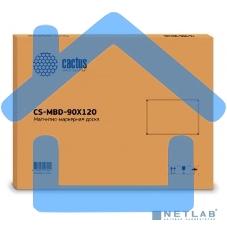 Демонстрационная доска Cactus CS-MBD-90X120 магнитно-маркерная, лак, 90x120см, алюминиевая рама