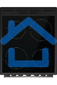 Плита электрическая Gorenje GEC5B41SG серый, конфорок 4 шт, духовка 62 л, 50 см x 85 см x 59.4 см