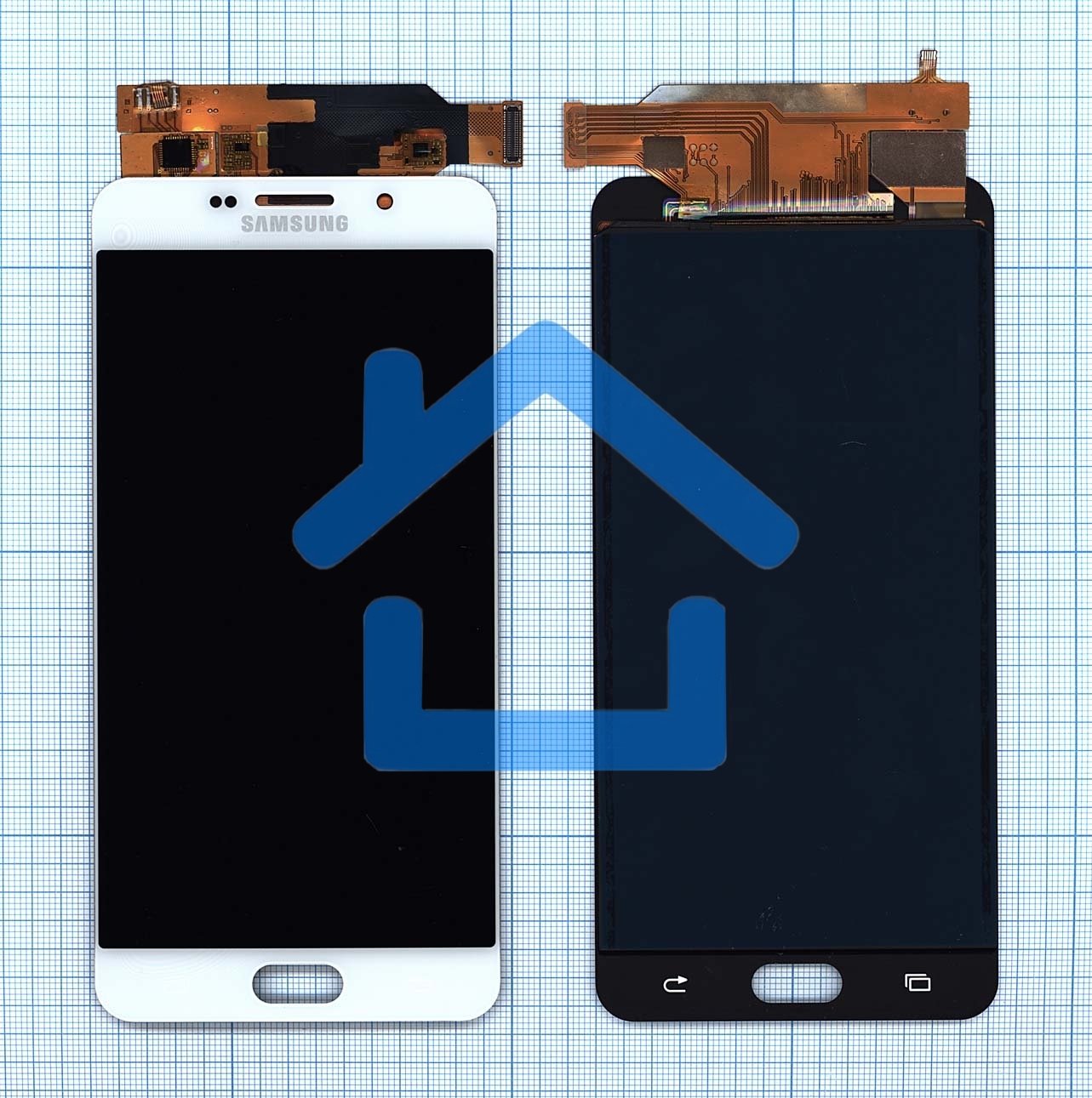 Дисплей для Samsung Galaxy A7 (2016) SM-A710F TFT белый