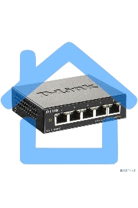 Коммутатор D-Link DGS-1100-05V2/A1A, L2 Smart Switch with 5 10/100/1000Base-T ports.8K Mac address, 802.3x Flow Control, Port Trunking, Port Mirroring, IGMP Snooping, 32 of 802.1Q VLAN, VID range 1-4094, Loopba
