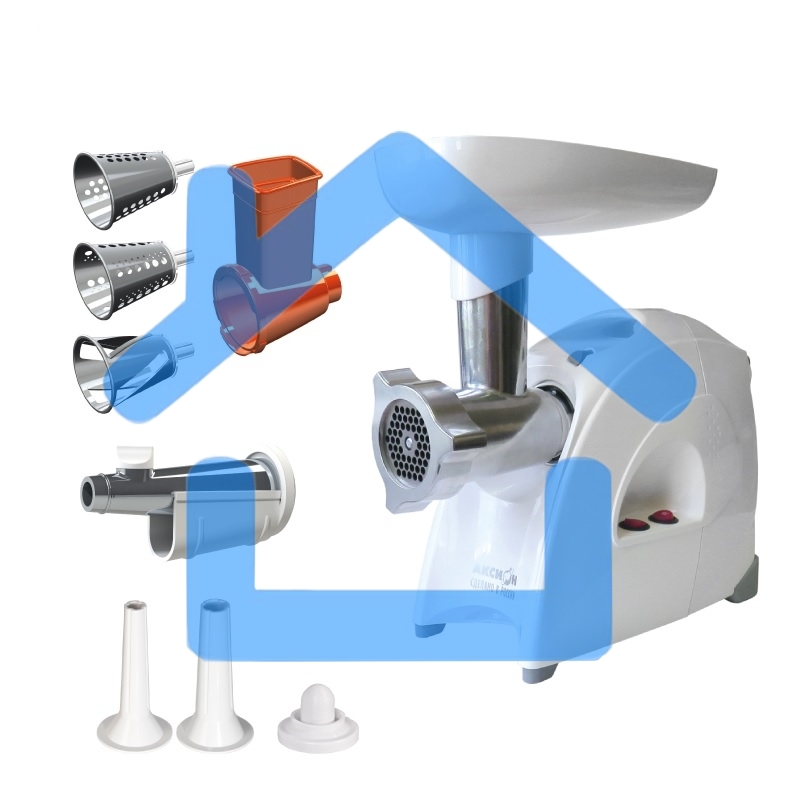 Мясорубка электрическая Аксион М641.02 белый, 2000 Вт, до 3 кг/мин