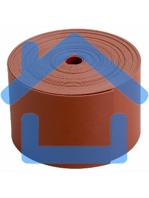 Термоусаживаемая лента с клеевым слоем Rexant 50 мм х 0,8 мм, красная, ролик 5 м, ТЛ-0,8