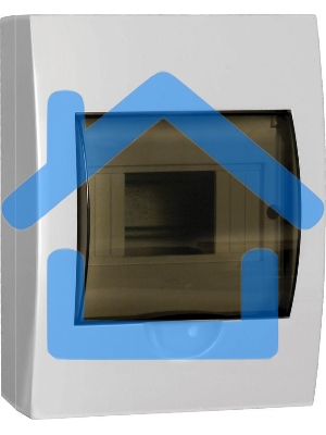 Бокс ЩРН-П-6 мод. навесной пластик IP41 GENERICA IEK MKP12-N-06-41-G