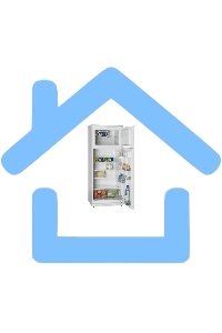 Холодильник Atlant МХМ-2808-90 белый двухкамерный 202/53л морозилка снизу