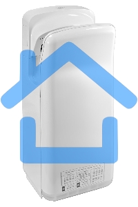 Сушилка для рук Puff 8878UF 2000Вт белый