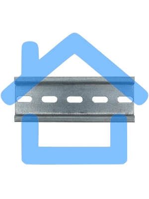 Рейка DIN 100см перфорированная оцинкованная Rexant