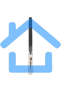 Напильник, 150 мм, плоский, деревянная ручка Сибртех