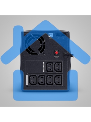 Источник бесперебойного питания CyberPower UT1500EIG ИБП Line-Interactive, Tower, 1500VA/900W USB/RJ11/45/USB charger A/C (6 IEC С13) NEW