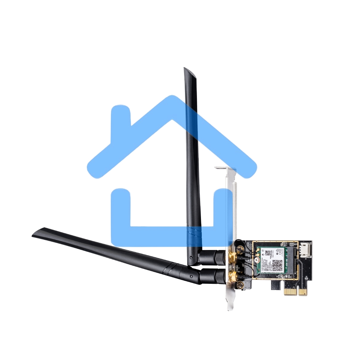 Сетевой адаптер Wi-Fi + Bluetooth Cudy WE3000 AX3000 PCI Express (ант.внеш.съем) 2ант.