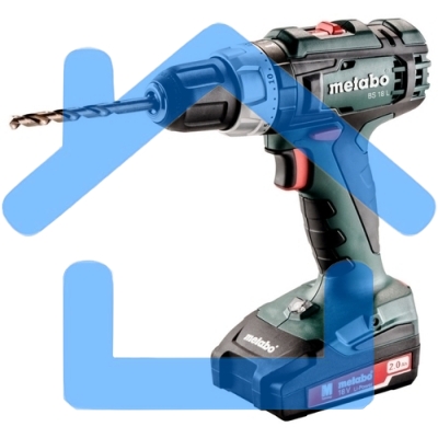 Дрель Metabo BS 18 L Акк.винт. 602321500 50Нм,2х2А·ч,кейс