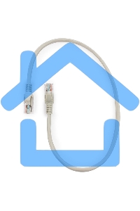 Патч-корд UTP Cablexpert кат.5e, 0.5м, литой, многожильный (серый)