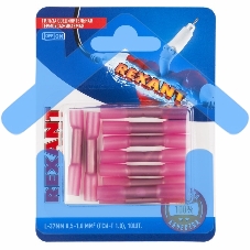 Соединительная гильза Rexant изолированная термоусаживаемая, L-37 мм, 0.5-1 мм², ГСИ-т 1.0 / ГСИ-т 0,5-1,0 / KY-1, красная, в упак. 10 шт.