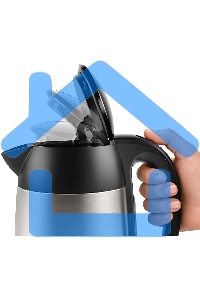 Чайник электрический Bosch TWK3P420 1.7л. 2400Вт черный (корпус: нержавеющая сталь)