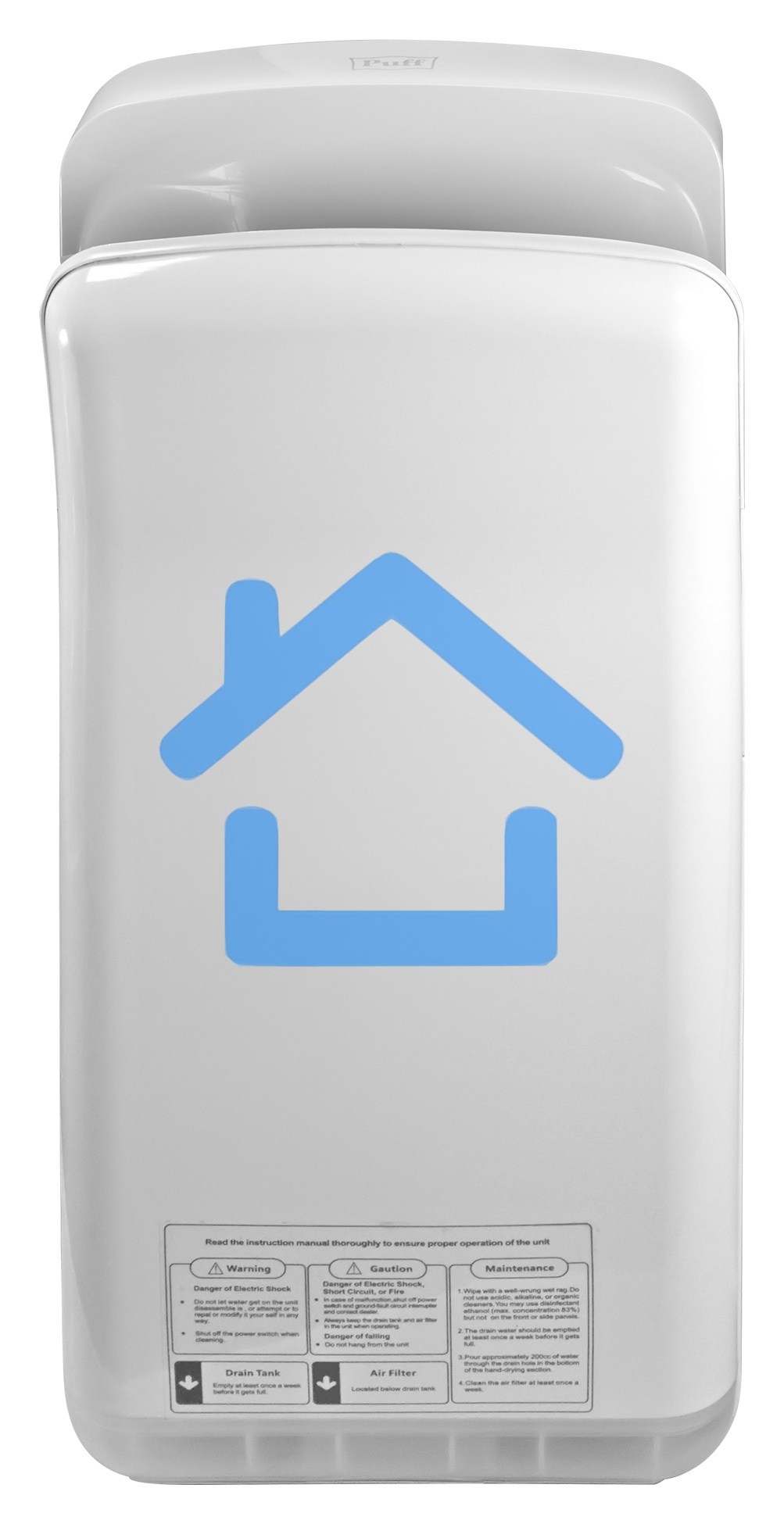 Сушилка для рук Puff 8878UF 2000Вт белый