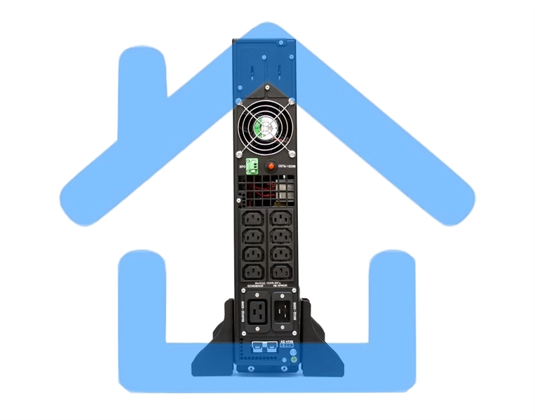 Источник бесперебойного питания ШТИЛЬ 2000 ВА; on-line; батарея: 72В, int, ext (no incl; 2U; rack / tower