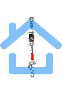 Лебедка рычажная Matrix тяга - 2 т, подъем - 0,8 т, одинарное храповое колесо